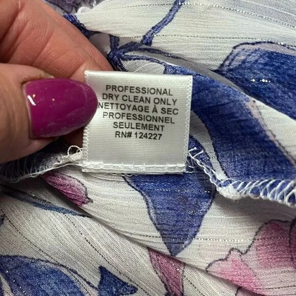 NWT MISA Los Angeles Almaha ruffle floral Dress in Amethyst Floral sz small - Picture 11 of 12